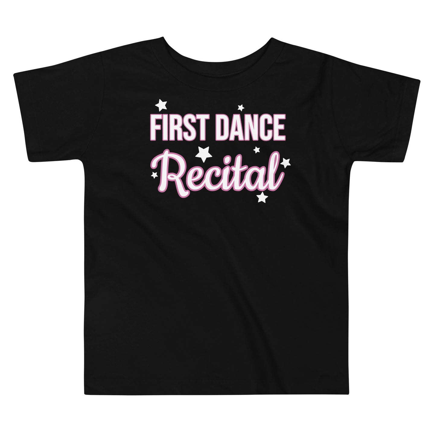 My First Recital Short Sleeve T-shirt Toddler (Pink Font)