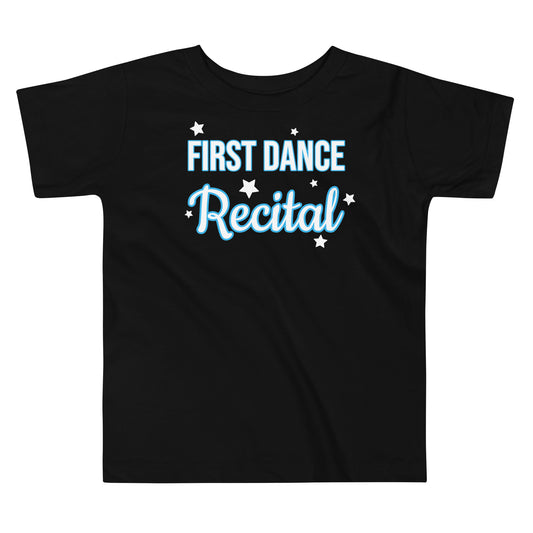 My First Recital Short Sleeve T-shirt Toddler (Blue Font)