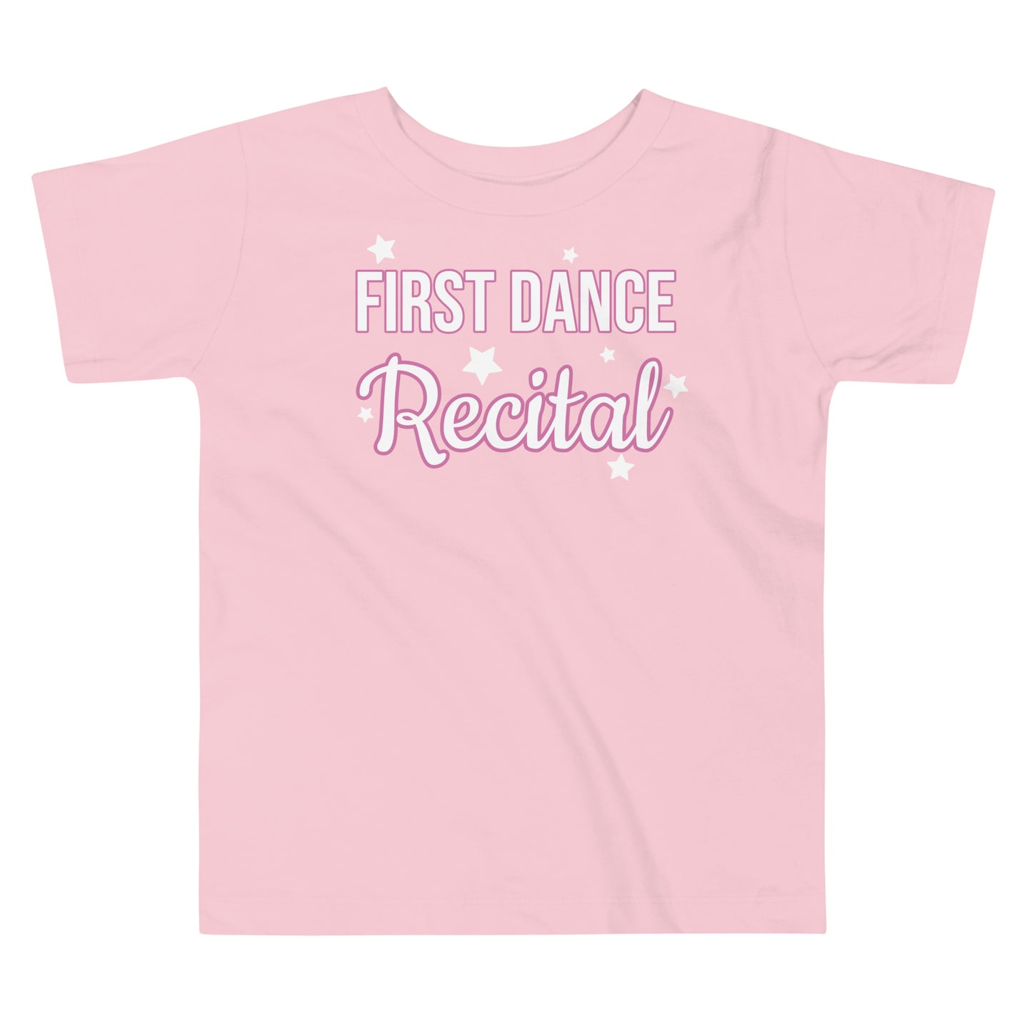 My First Recital Short Sleeve T-shirt Toddler (Pink Font)