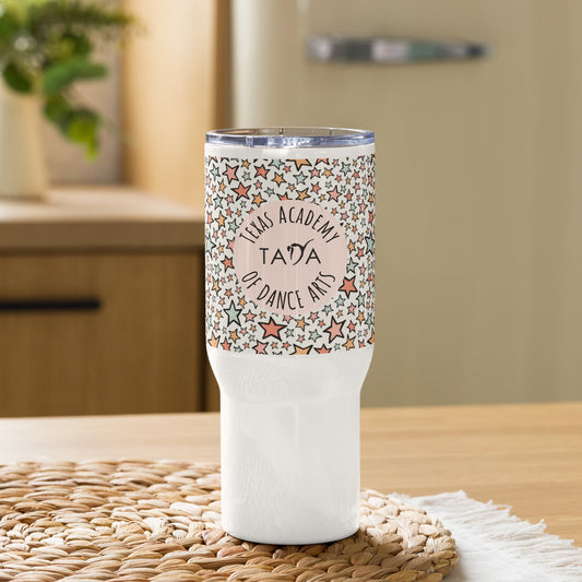 Travel Mug With Handle Stars + Logo