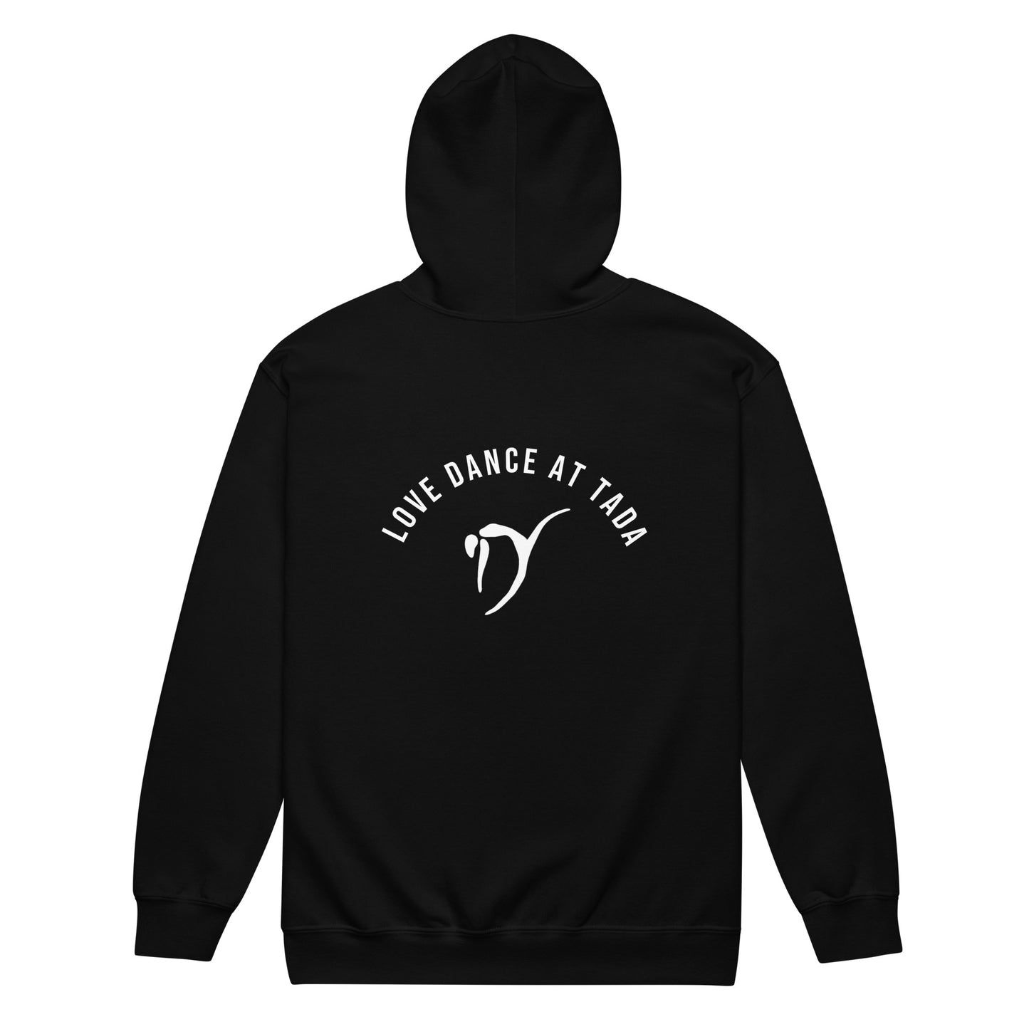 Unisex Heavy Blend Zip Hoodie Love Dance at TADA