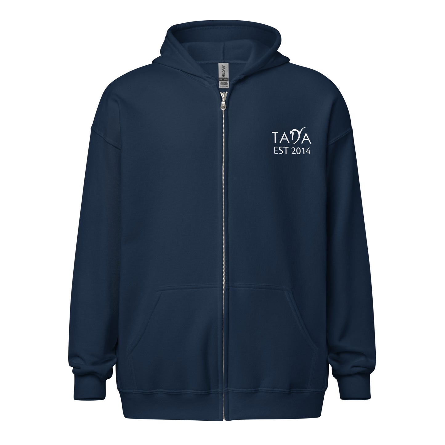Unisex Heavy Blend Zip Hoodie Logo Circle