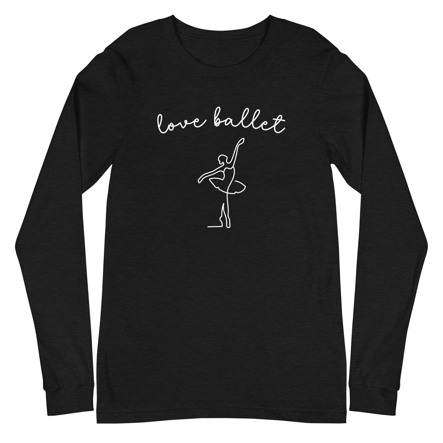 Unisex Long Sleeve T-Shirt Love Ballet