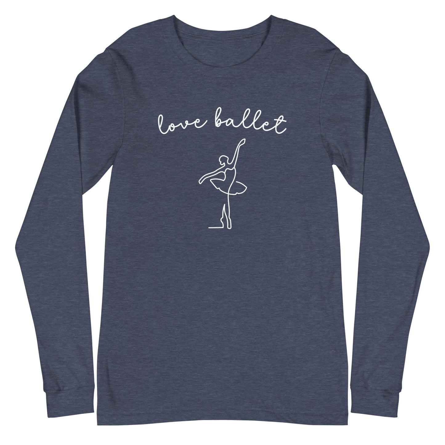 Unisex Long Sleeve T-Shirt Love Ballet