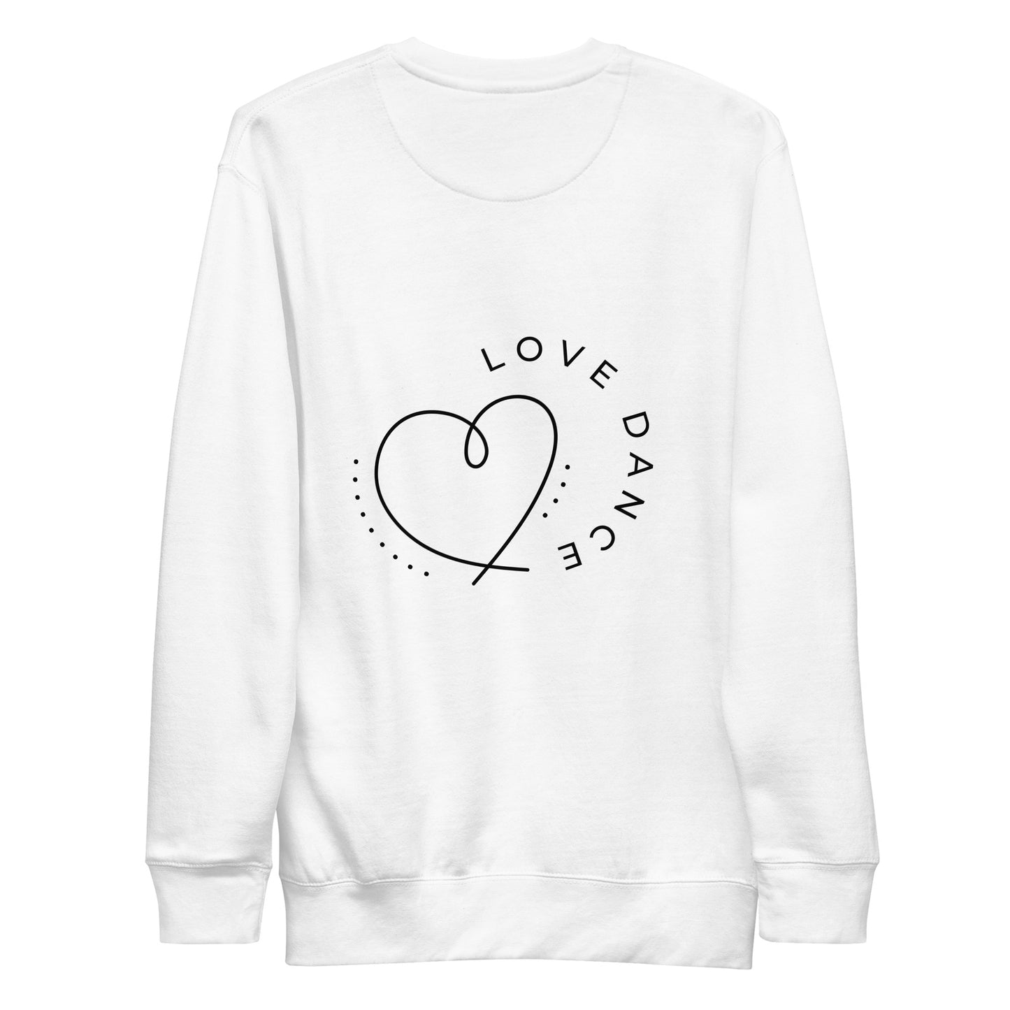 Unisex Premium Sweatshirt Minimalist Heart