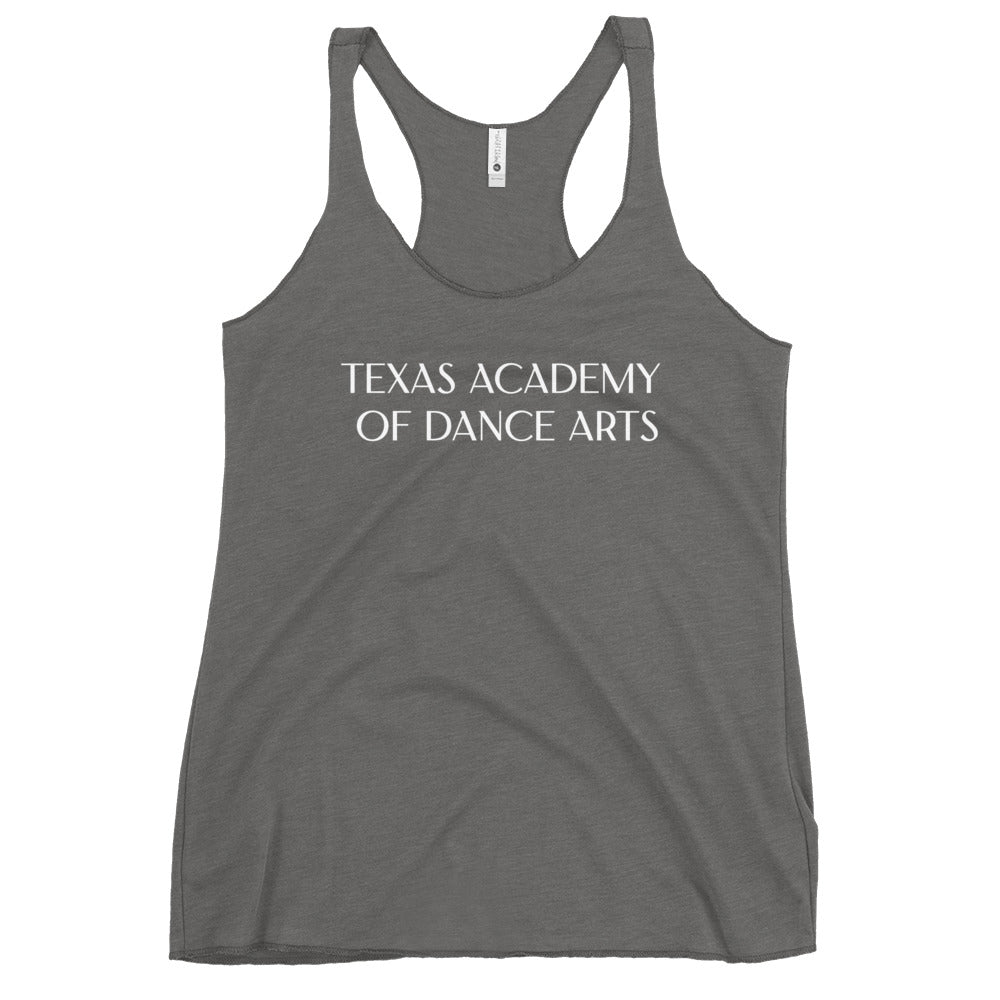Ladies Racerback Tank TADA Logo