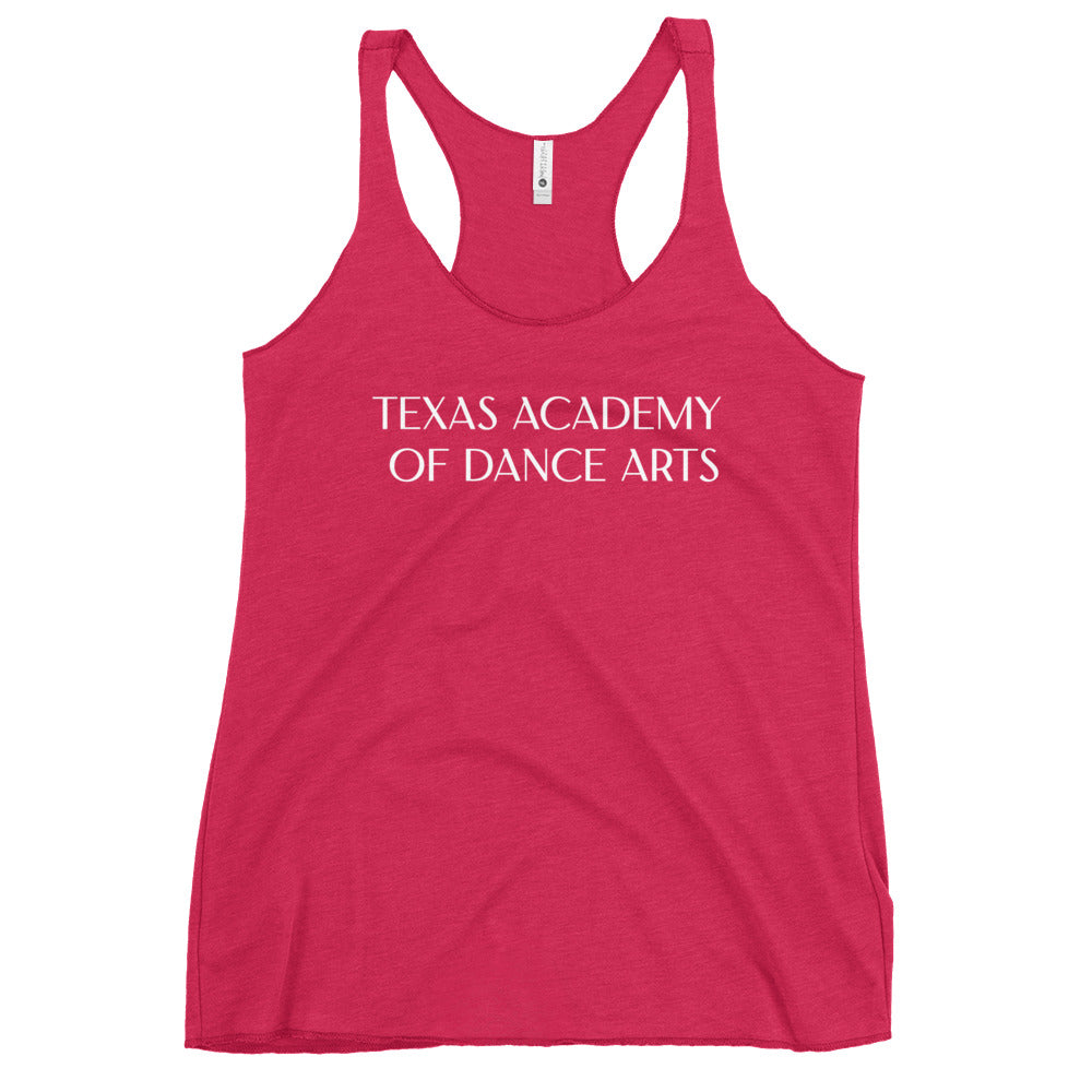 Ladies Racerback Tank TADA Logo