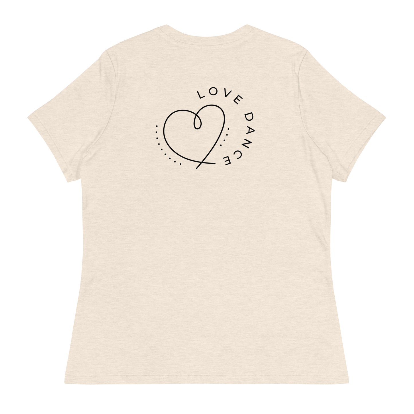 Ladies Relaxed T-Shirt Minimalist Heart