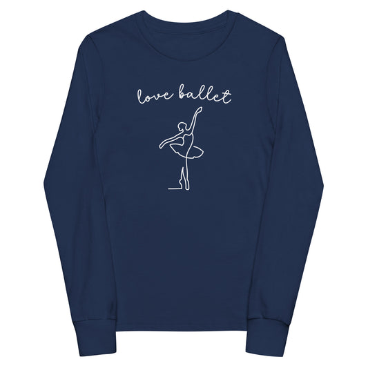 Youth Long Sleeve T-Shirt Love Ballet