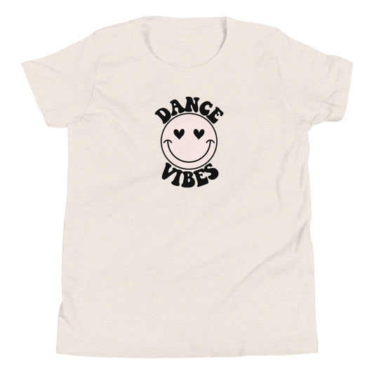 Youth Short Sleeve T-Shirt Dance Vibes Smiley